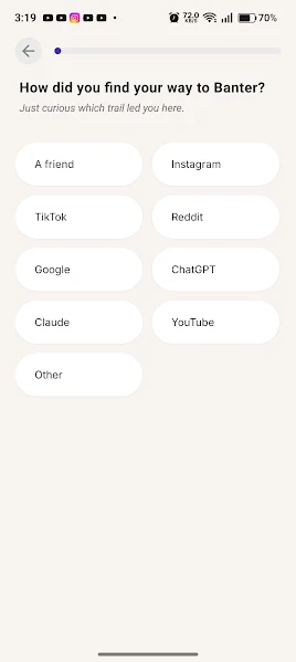 Jojo AI app screen